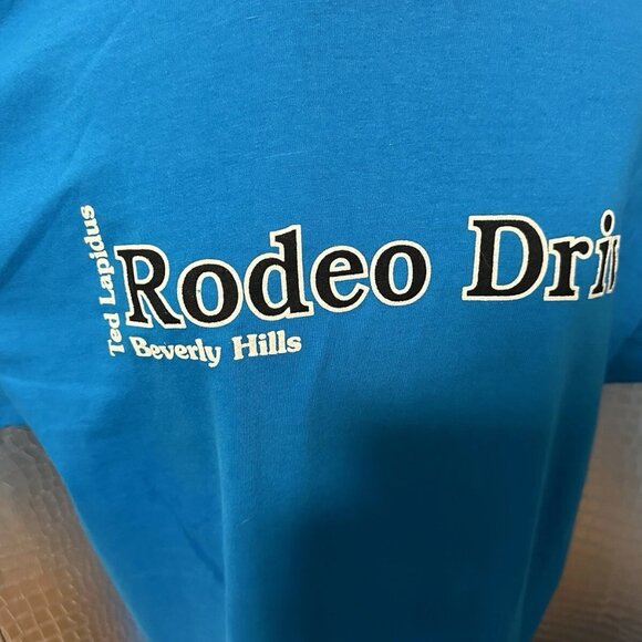 Ted Lapidus Rodeo Drive Tee Shirt Vintage Style Size XL - Picture 4 of 7